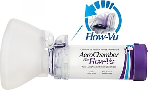 Aerochamber Flow-Vu 5-15 Yaş Inhalatör