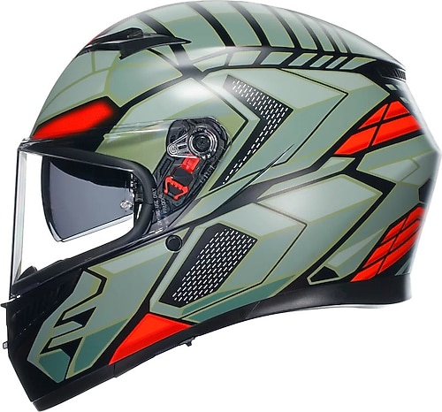 agv k3 kask en ucuz Motosiklet Kaskı Kapalı Compound Black Red S Otomotiv The K3 is a full Agv K3 Sv Solid Plk