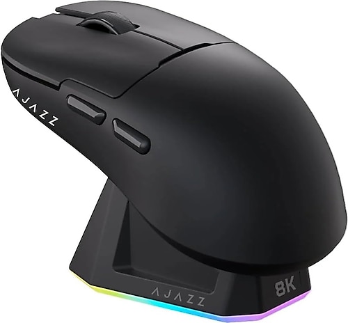 Ajazz AJ159 Pro Siyah Şarjlı Optik Kablolu/Kablosuz Oyuncu Mouse