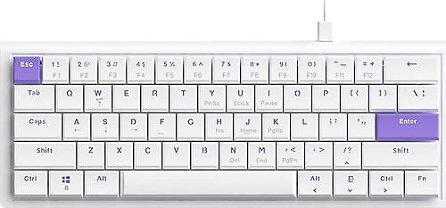 Ajazz NKL61 %60 TKL Red Switch Kablolu Mekanik Oyuncu Klavyesi