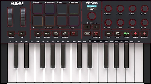 【美品】AKAI MPK mini mk4 Akai Mpk Mini MK4 25 Tuşlu Midi Klavye Fiyatları, Özellikleri ve