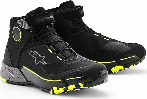 Alpinestars CR-X Drystar Siyah-Sarı Erkek Motosiklet Ayakkabısı