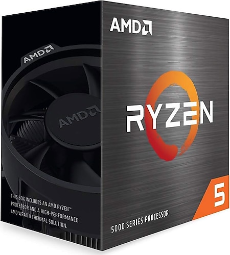 AMD Ryzen 5 5600X Altı Çekirdek 3.70 GHz Kutulu İşlemci
