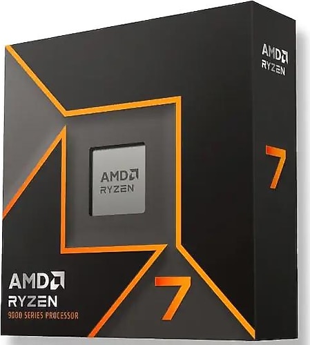AMD Ryzen 7 9700X Sekiz Çekirdek 3.8 GHz Kutulu Fansız İşlemci