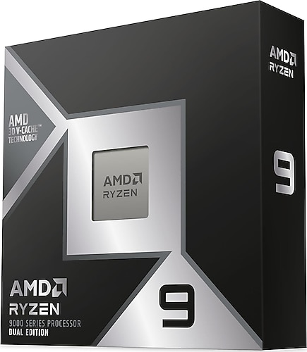 AMD Ryzen 9 9950X3D2 Dual Edition On Altı Çekirdek 4.3 GHz Kutulu