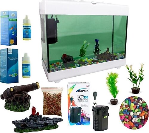 Ans 35x27x15 cm 10 Parça Hazır Akvaryum Seti Fiyatları
