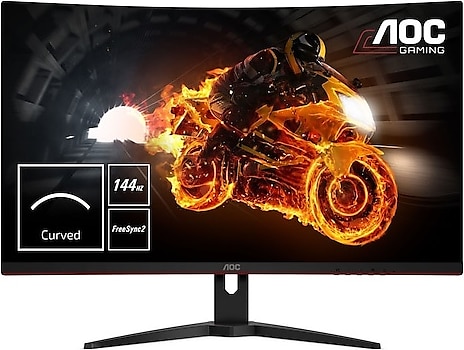 AOC】 144Hzゲーミングモニター 31.5インチ フルHD C32G1（ビジネス  