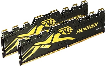 Apacer Panther Black-Gold 16 GB (2x8) DDR4 3200 Mhz CL16 AH4U16G32C28Y7GAA-2 Ram