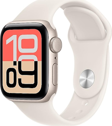 Apple Watch SE 3 GPS 40mm Yıldız Işığı Alüminyum Kasa ve Yıldız Apple Watch SE 3 GPS 40mm Yıldız Işığı Alüminyum Kasa ve Yıldız