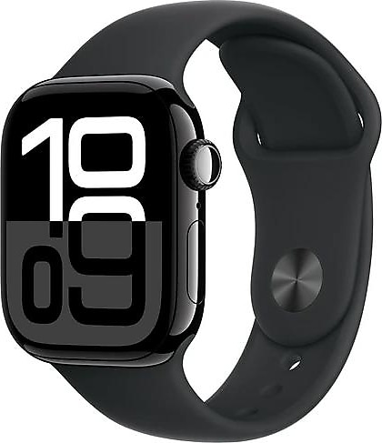 Apple Watch Series 10 GPS 42mm ブラック Apple Watch Series 10 GPS 42mm Simsiyah Alüminyum Kasa ve Siyah