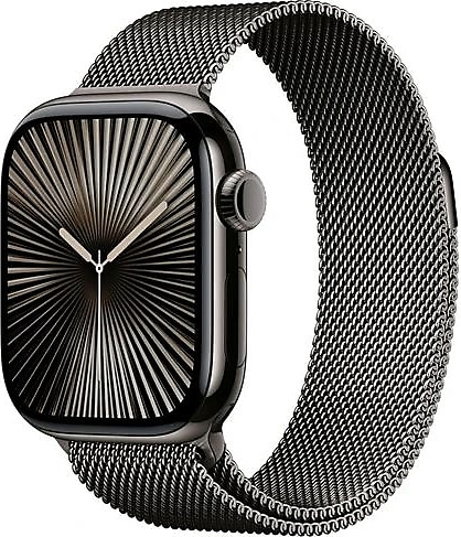 Apple Watch Series 10 GPS Cellular 42mm Arduvaz Titanyum Kasa ve Arduvaz Milano Loop Kordon Ak ll Saat