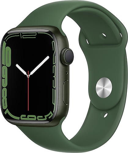 Apple Watch Series 7 GPS 45mm Yeşil Alüminyum Kasa ve Spor Kordon Akıllı Saat