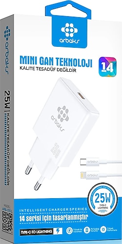 Arbaks ARB-015-L 27 W Lightning Kablolu Hızlı Şarj Aleti Fiyatları