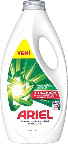 Ariel Dağ Esintisi Beyazlar ve Renkliler için Sıvı Deterjan 32