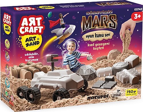Art Craft Görevimiz Mars Kinetik Kum 750 gr 03743 Fiyatları