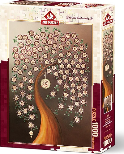 Art Puzzle Allah'ın 99 İsmi Esma-Ül Hüsna Puzzle 1000 Parça 4365