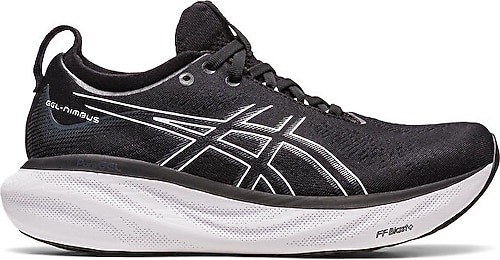Asics Gel-Nimbus 25 1012B356-001 Siyah-Beyaz Kadın Koşu Ayakkabısı