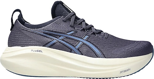 ASICS GEL NINBUSネイビー/ライム27センチ Asics Gel-Nimbus 27 1011B958-500 Mor Erkek Koşu Ayakkabısı