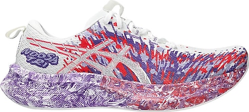 Asics Noosa Tri 16 1011B872-101 Beyaz-Mor Erkek Koşu Ayakkabısı