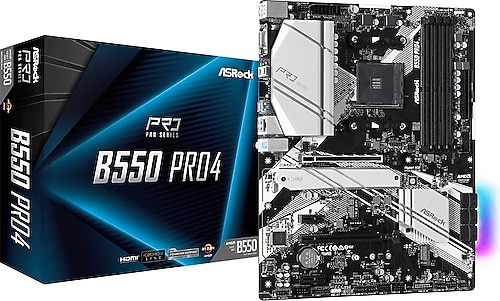 Asrock B550 Pro4 AMD AM4 DDR4 Micro ATX Anakart