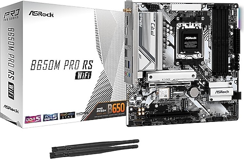 Asrock B650M Pro RS WiFi AMD AM5 DDR5 Micro ATX Anakart Fiyatları