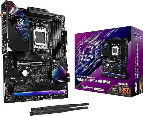 Asrock B850 Riptide Wi-Fi AMD AM5 DDR5 ATX Anakart Fiyatları