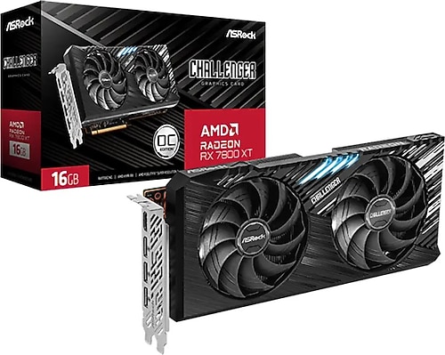 Asrock RX 7800 XT Challenger OC 256 Bit GDDR6 16 GB Ekran Kartı