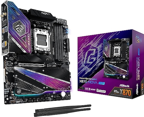 Asrock X870 PG Nova Wi-Fİ AMD AM5 DDR5 ATX Anakart Fiyatları