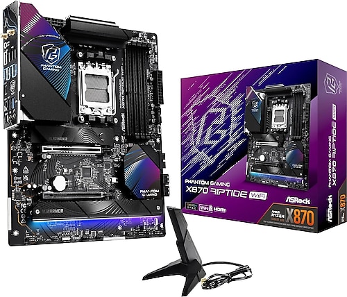 Asrock X870 PG Riptide Wi-Fi AMD AM5 DDR5 ATX Anakart Fiyatları