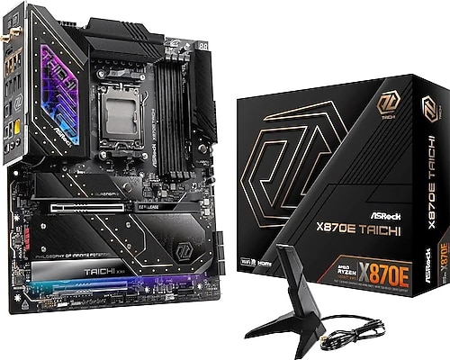 Asrock X870E Taichi Wi-Fi AMD AM5 DDR5 E-ATX Anakart Fiyatları