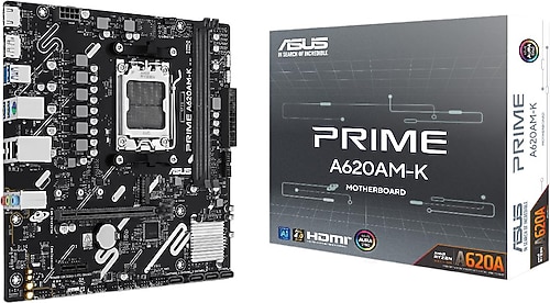 Asus Prime A620AM-K AMD AM5 DDR5 Micro ATX Anakart Fiyatları