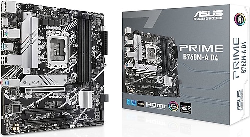 Asus Prime B760M-A D4-CSM Intel LGA1700 DDR4 Micro ATX Anakart