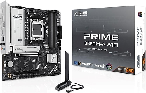 Asus Prime B850M-A Wi-Fi AMD AM5 DDR5 Micro ATX Anakart Fiyatları