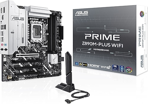 Asus Prime Z890M-PLUS Wi-Fi Intel LGA1851 DDR5 Micro ATX Anakart
