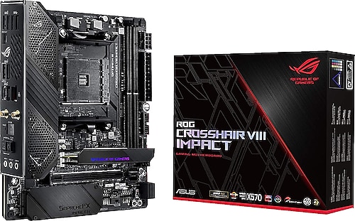 Asus ROG Crosshair VIII Impact AMD AM4 DDR4 Mini ITX Anakart