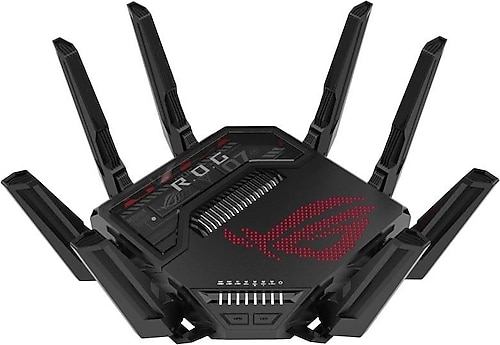 ASUS Wi-Fi ROG Rapture GT-BE98 Wi-Fi7対応 Asus ROG Rapture GT-BE98 25000 Mbps Router Fiyatları, Özellikleri