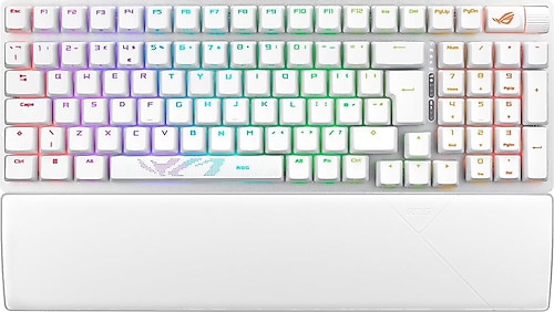 ASUS ゲーミングキーボード ROG Strix Scope II 96 白 Asus ROG Strix Scope II 96 Wireless Beyaz RGB NX Snow Switch