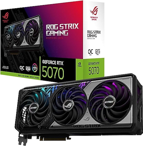 【中古】ASUS ROG STRIX GeForce RTX 5070 OC Asus RTX 5070 ROG Strix OC Edition ROG-STRIX-RTX5070-O12G-GAMING