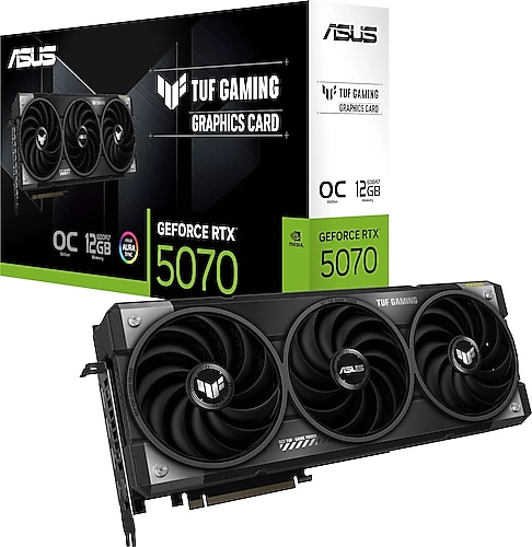 【ほぼ新品】ASUS TUF Gaming GF RTX 5070 OC 12G Asus RTX 5070 TUF Gaming OC Edition TUF-RTX5070-O12G-GAMING 192