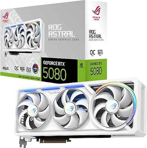 Asus RTX 5080 ROG Astral White OC Edition ROG-ASTRAL-RTX5080-O16G