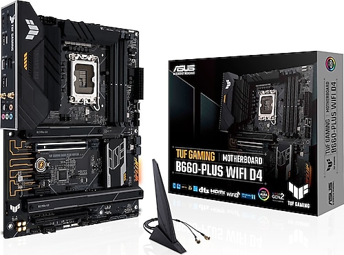 D*8様 【美品/ピン折れ無】TUF GAMING B660-PLUS WIFI Asus TUF Gaming B660-PLUS Wi-Fi Intel LGA1700 DDR4 ATX Anakart