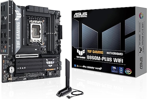 TUF GAMING B860M-PLUS WiFi ＋DDR5 32GB Asus TUF Gaming B860M-PLUS Wi-Fi Intel LGA1851 DDR5 Micro ATX
