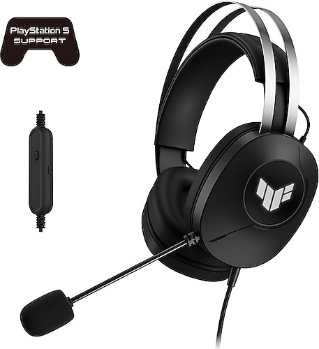 最安！新品TUF Gaming H1 Gen II [Black] Asus TUF GAMING H1 Gen II 7.1 USB Kablolu Kulak Üstü Oyuncu