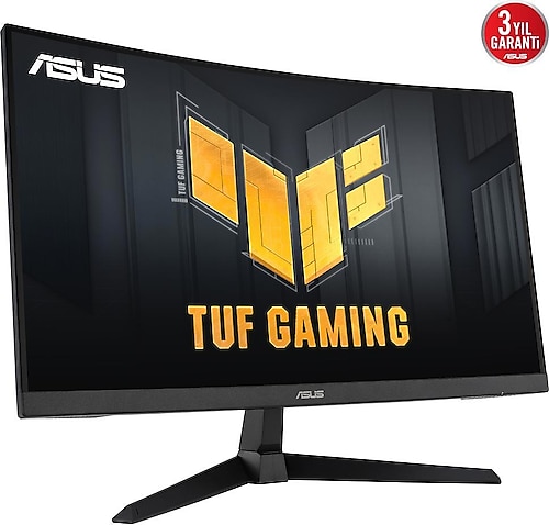 Asus TUF Gaming VG27VQ3B 27" 1 Ms Full HD Curved 180 Hz Oyuncu Monitörü ...