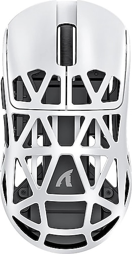 Attack Shark R2 Beyaz Şarjlı Ergonomik Optik Kablolu/Kablosuz