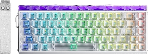 Aula Hero 68 HE RGB %65 TKL Silver Switch Kablolu Mekanik Oyuncu