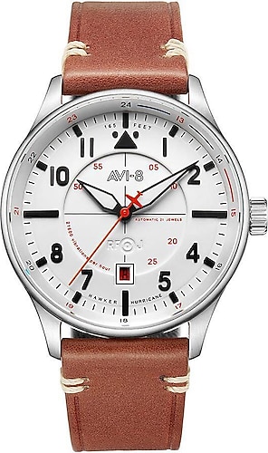 AVI-8 Hawker Hurricane Kent Automatic AV-4094-01 Kahverengi Erkek