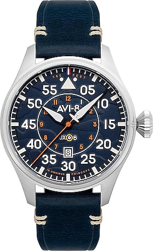 AVI-8 Hawker Hurricane Clowes Automatic AV-4097-02 Mavi Erkek Kol