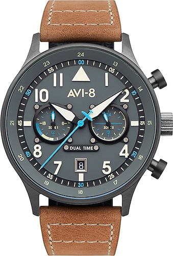 AVI-8 Hawker Hurricane Carey Dual Time AV-4088-04 Deri Kordon