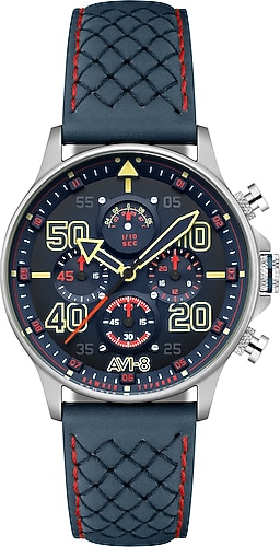 AVI-8 Hawker Typhoon Coningham Chronograph AV-4093-0C Mavi Erkek